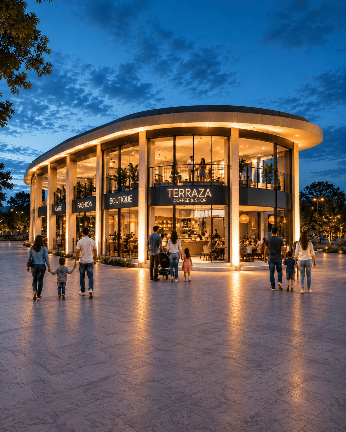 Locales comerciales del desarrollo